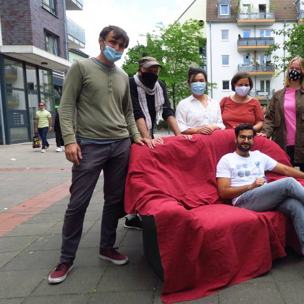 Rotes Sofa