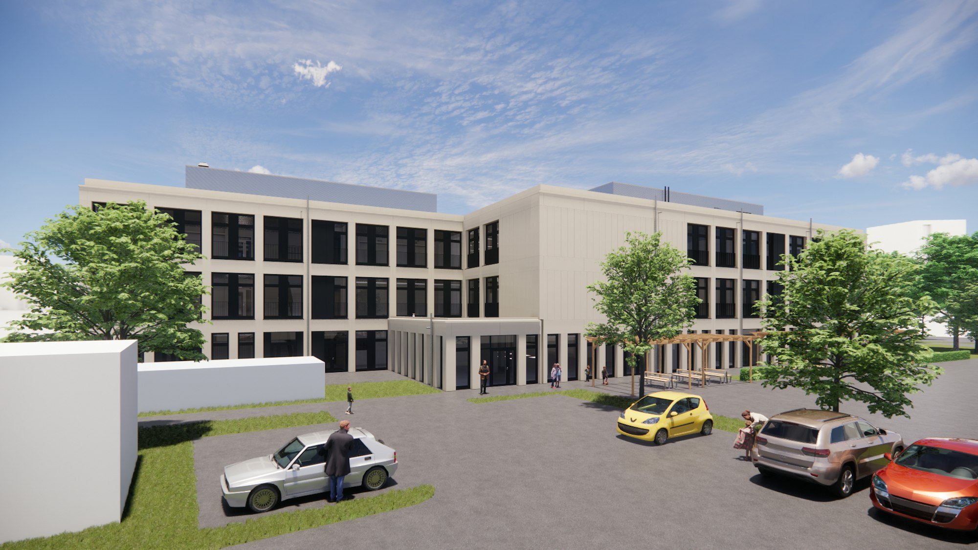 Visualisierung_Thessalonikiallee_Copyright_Hahn Helten Architektur_Kleus...