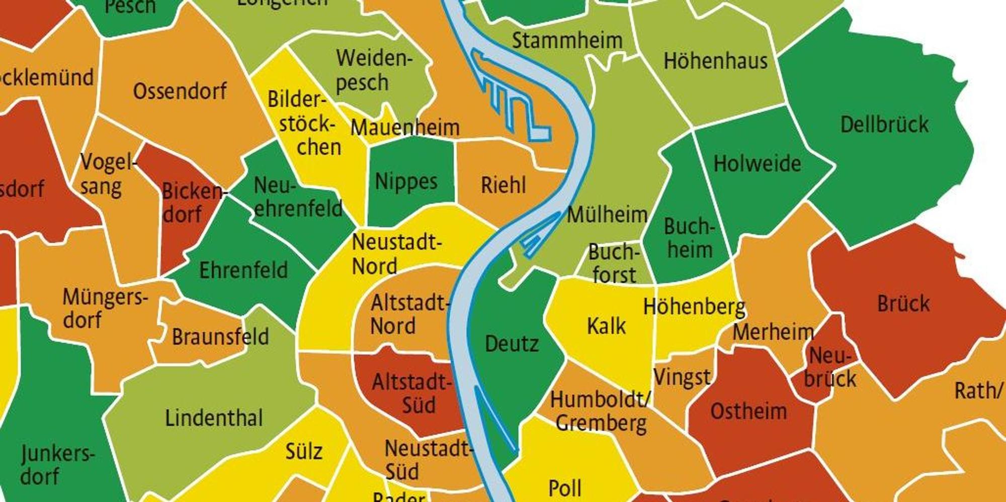 Köln Veedel Grafik Interaktiv