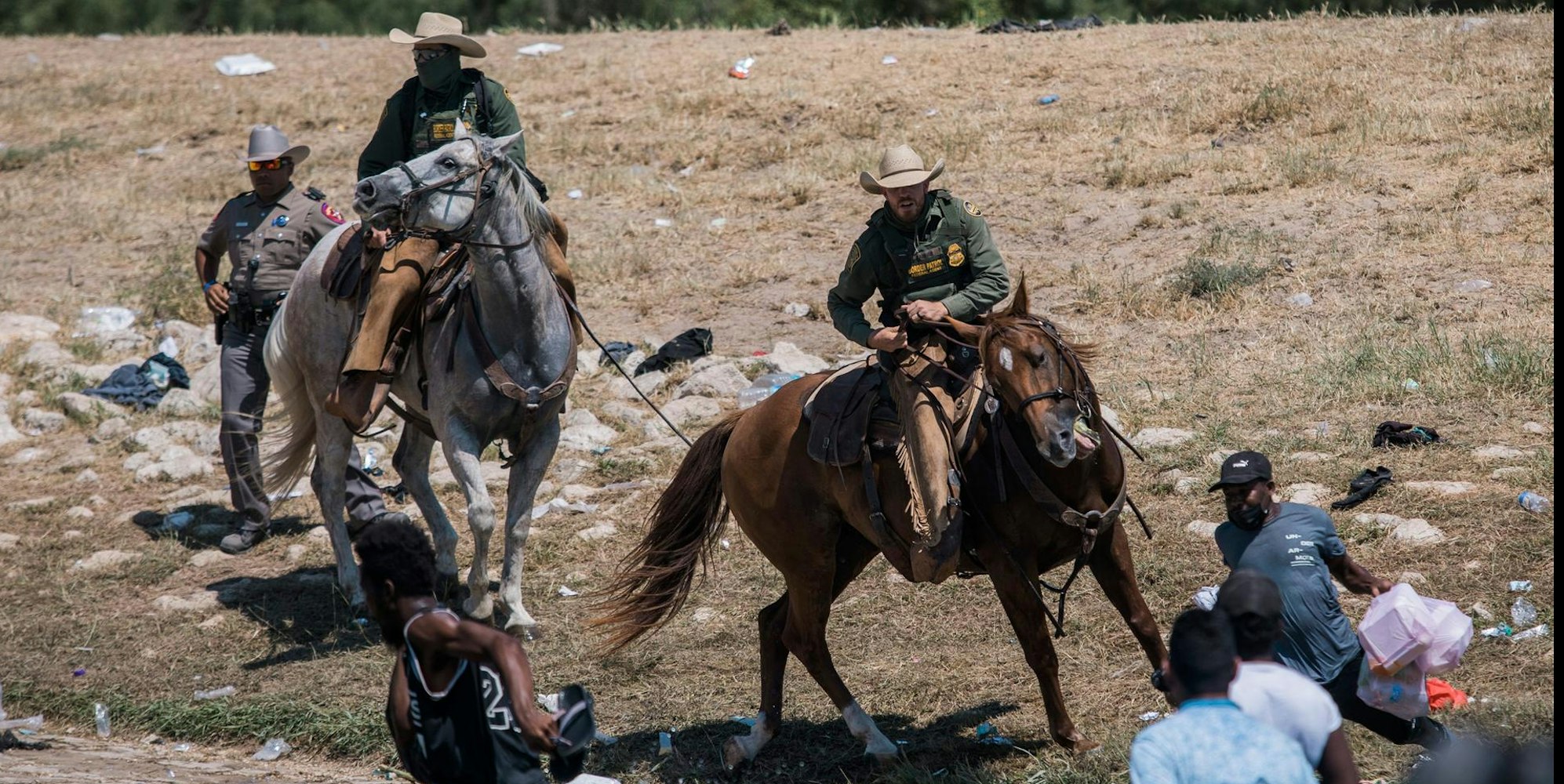USA Rio Grande berittene Polizei