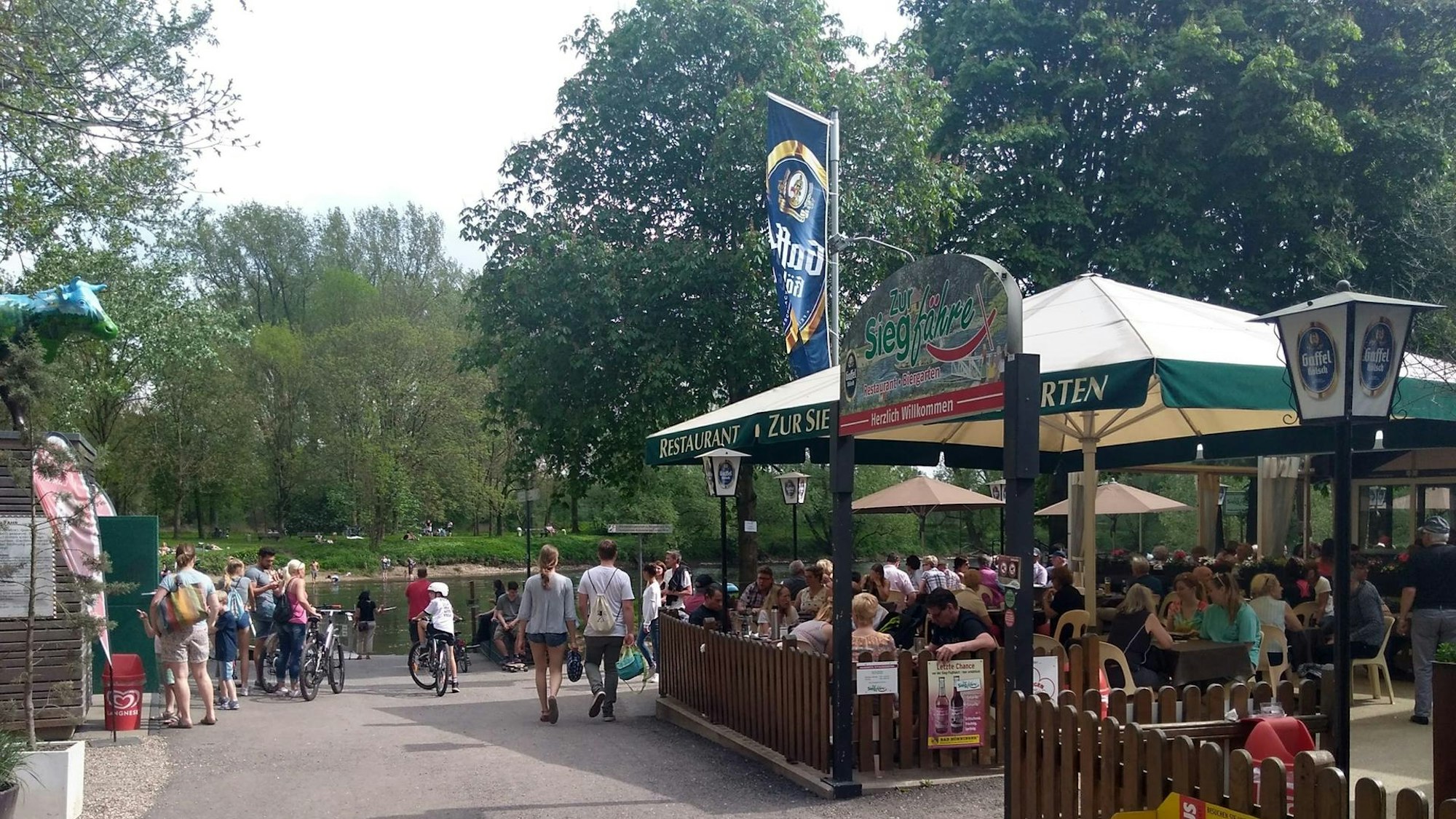 Biergarten an der Sieg