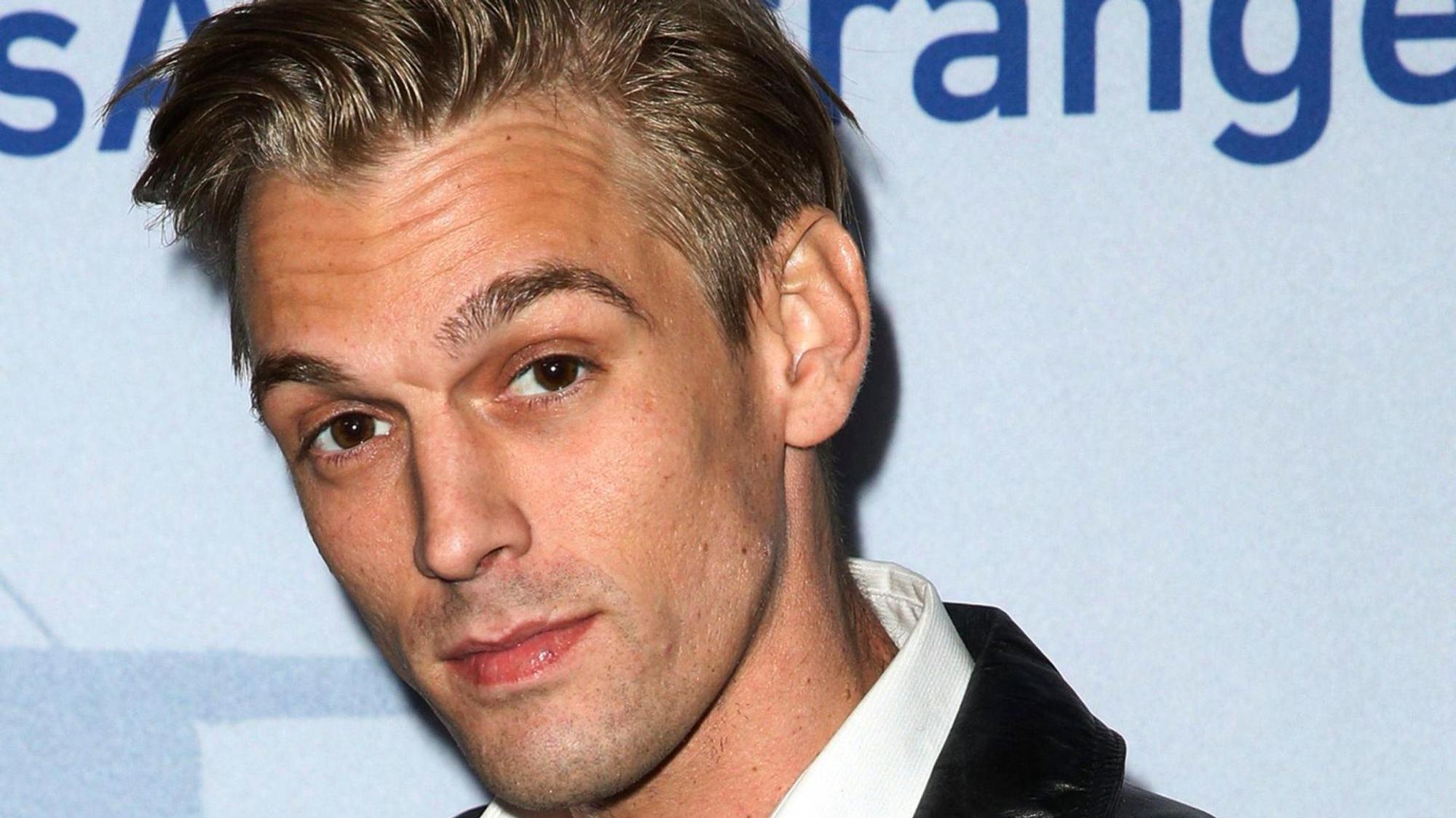 Aaron Carter posiert.