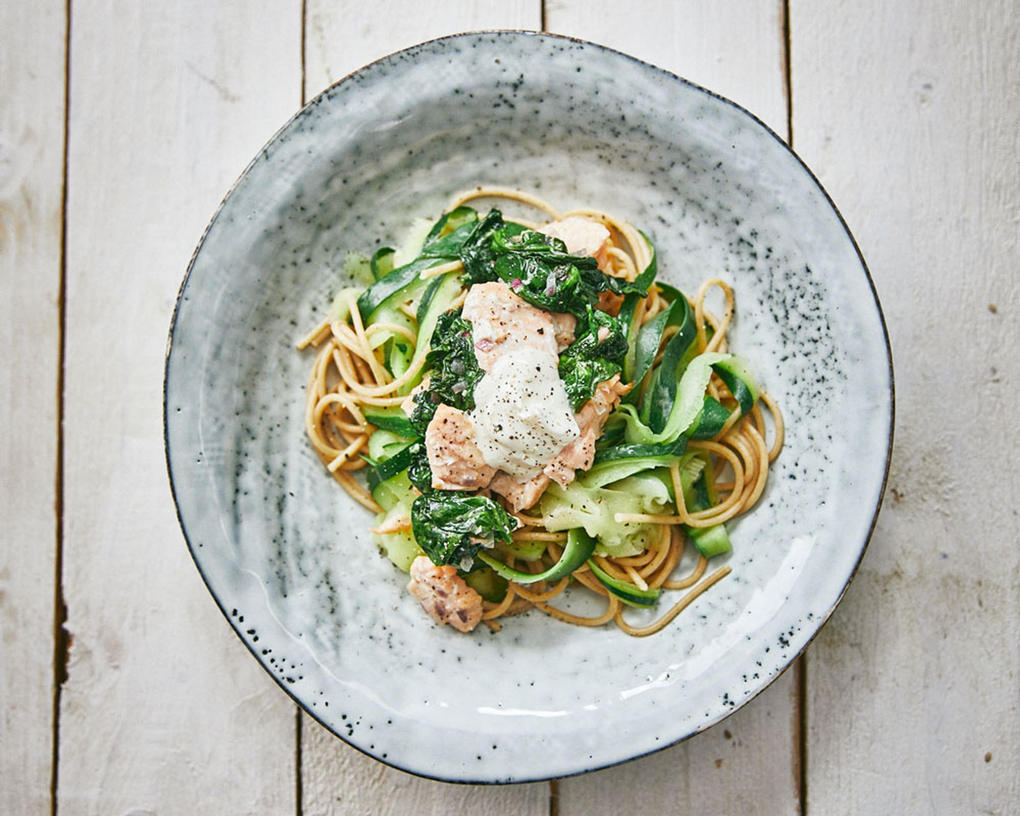 Rezept-Lachsnudeln