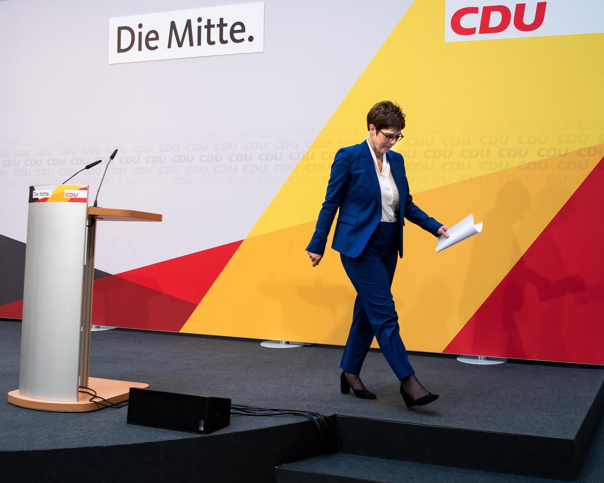AKK Rücktritt PK