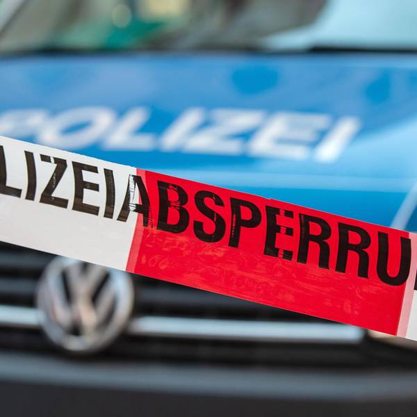 Polizeiabsperrung