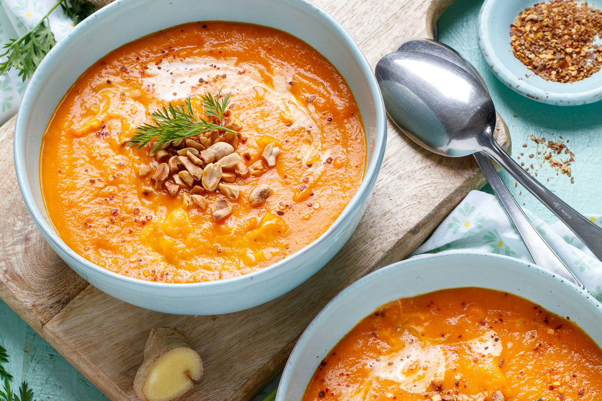 Möhren-Ingwer-Suppe