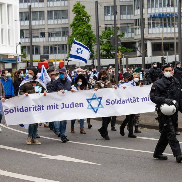 Eine pro-israelische Kundgebung in Köln (Archivbild)