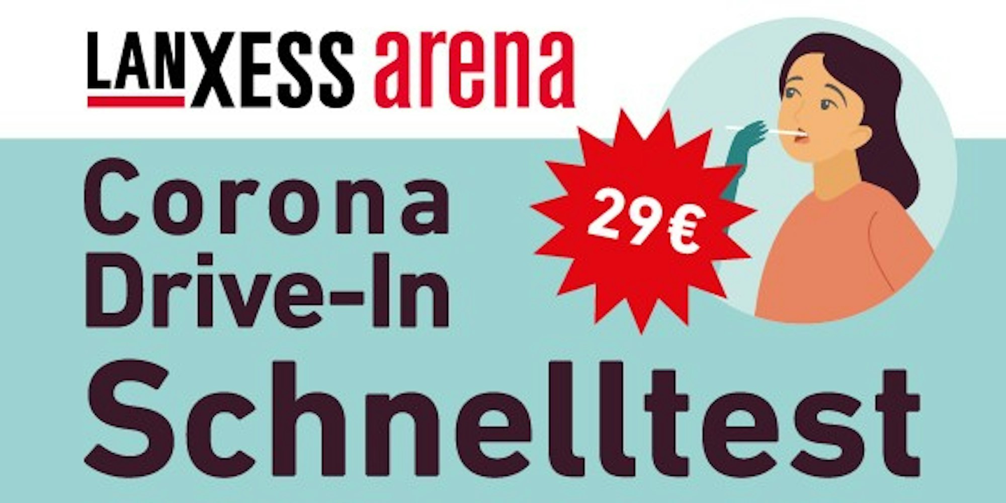 Corna-Schnelltest Drive-In