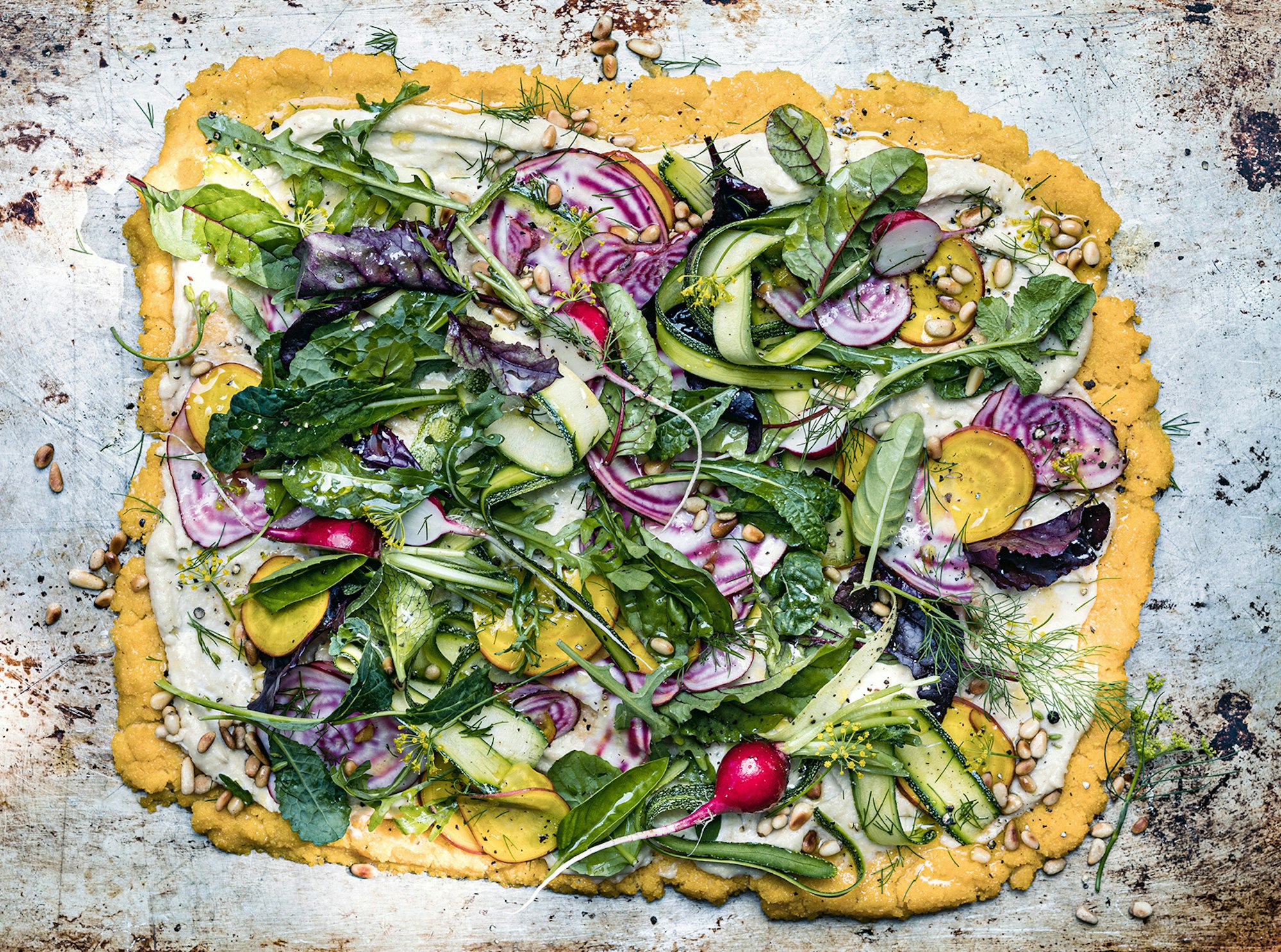 pizza grün