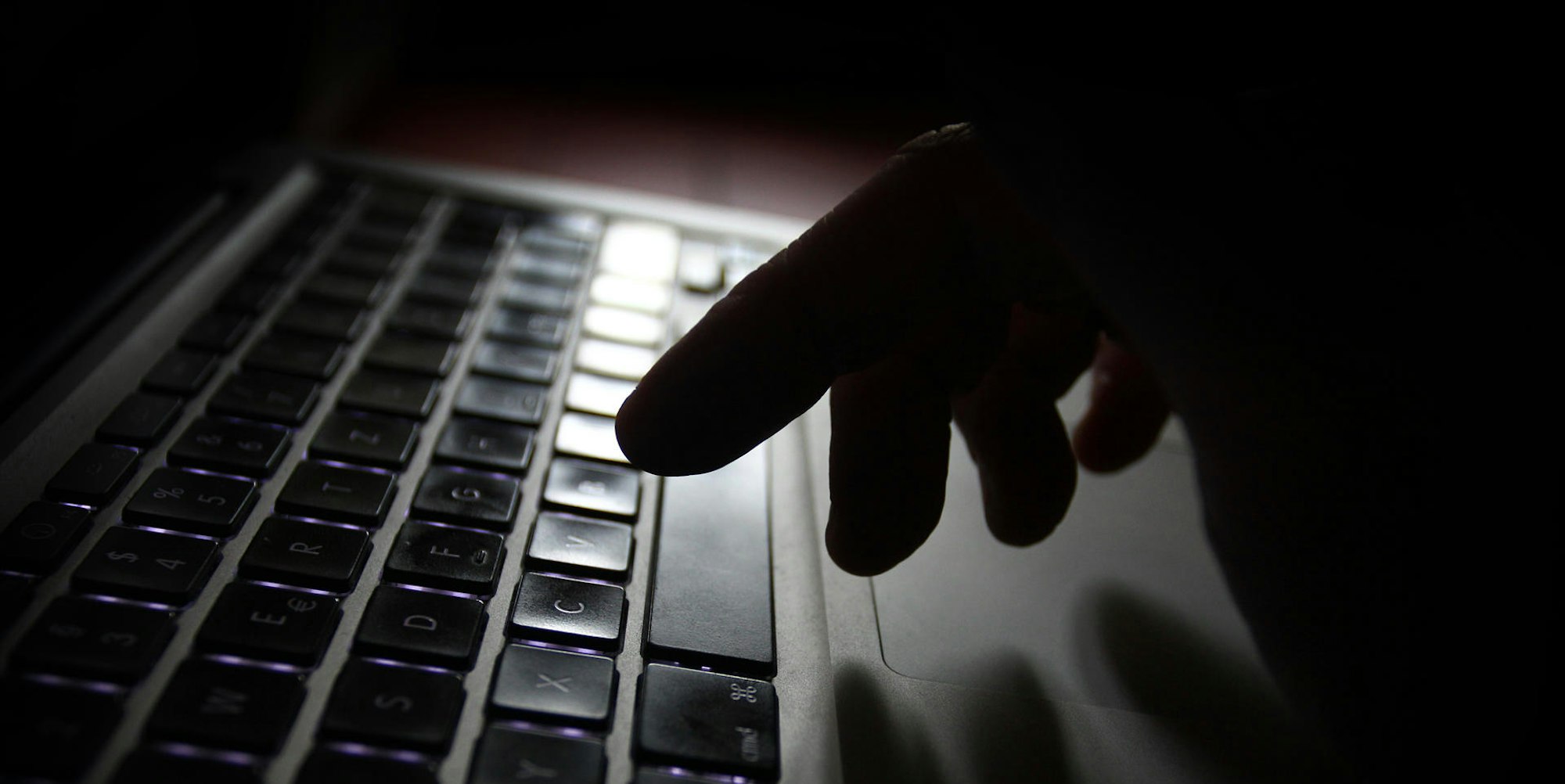 Cyberkriminelle Laptop Internet