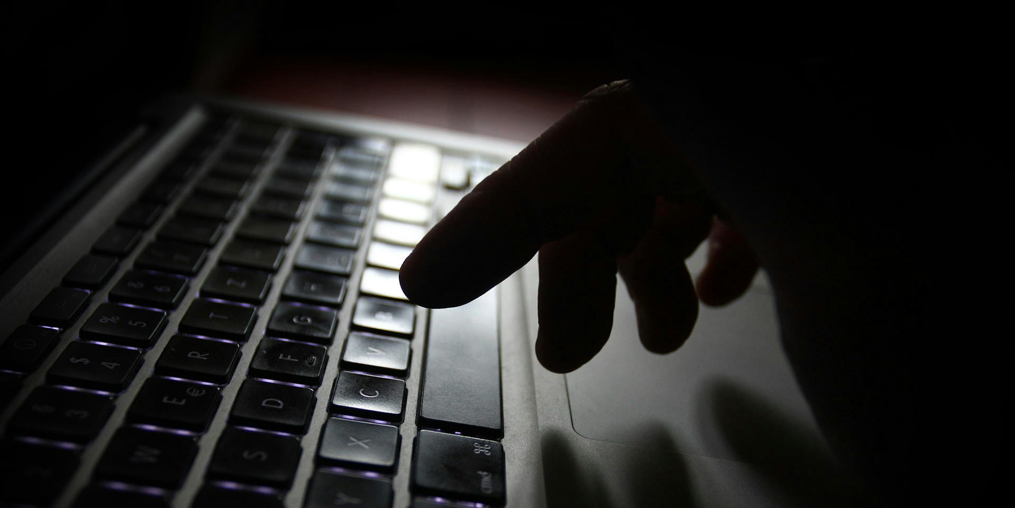 Cyberkriminelle Laptop Internet