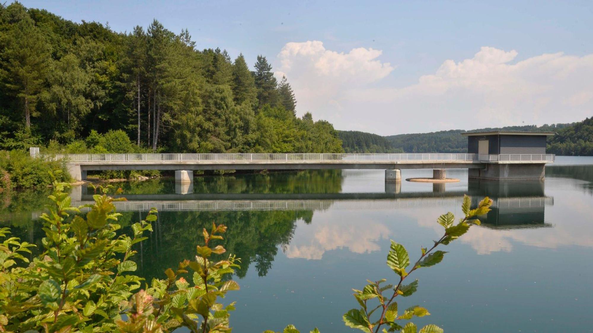 Vorsperre der Dhüntalsperre im Rhein-Berg-Kreis.