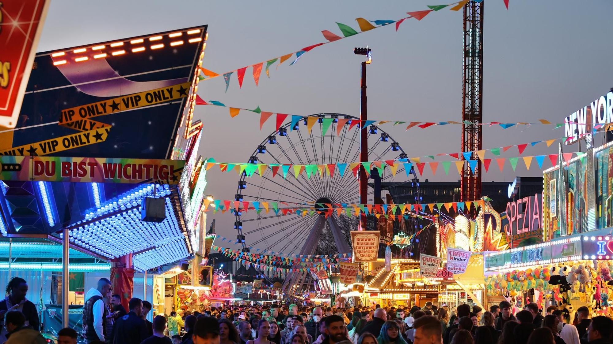 Kirmes am Abend