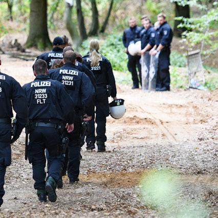Tagebau Hambach Polizei dpa