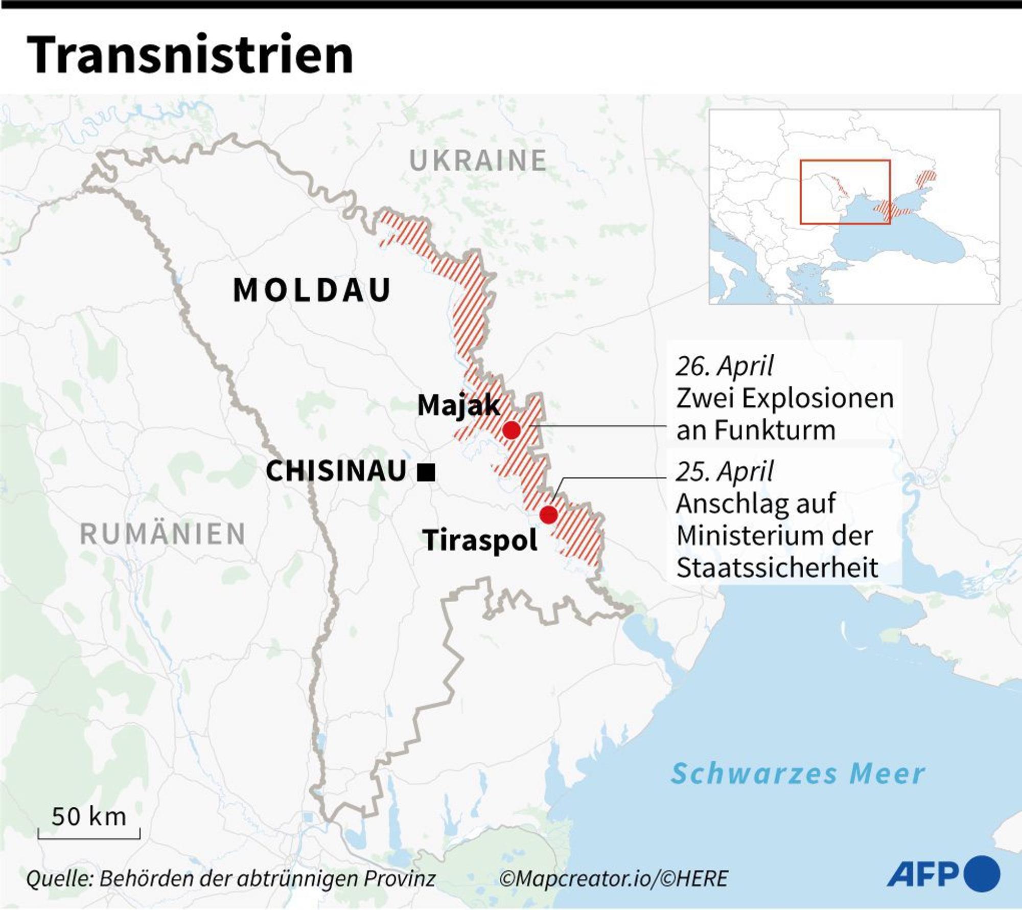 Karte Transnistrien afp 300422