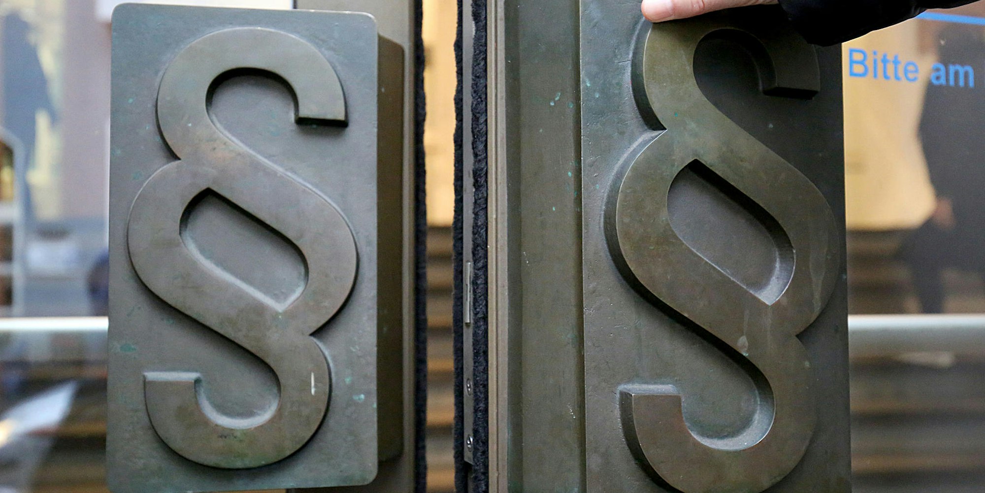 Paragrafensymbole Gericht Symbol