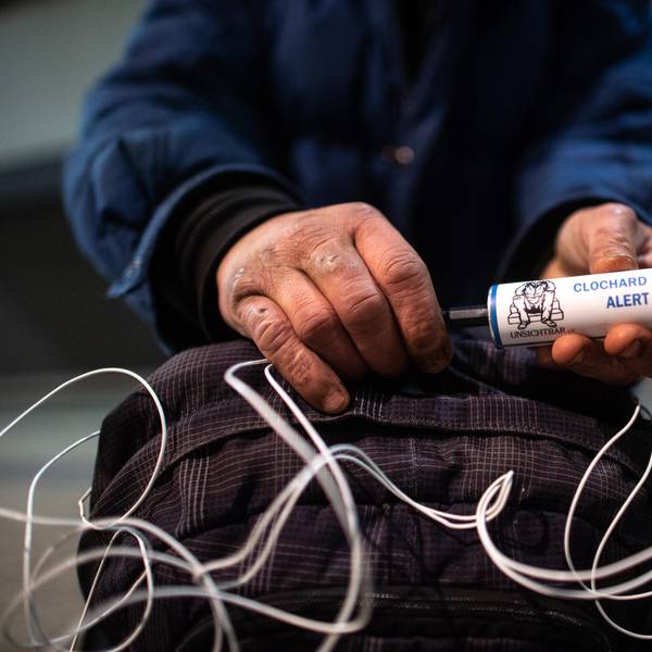 Mini Alarmanlage Obdachlose