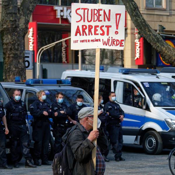 Demo Ausgangssperre Köln