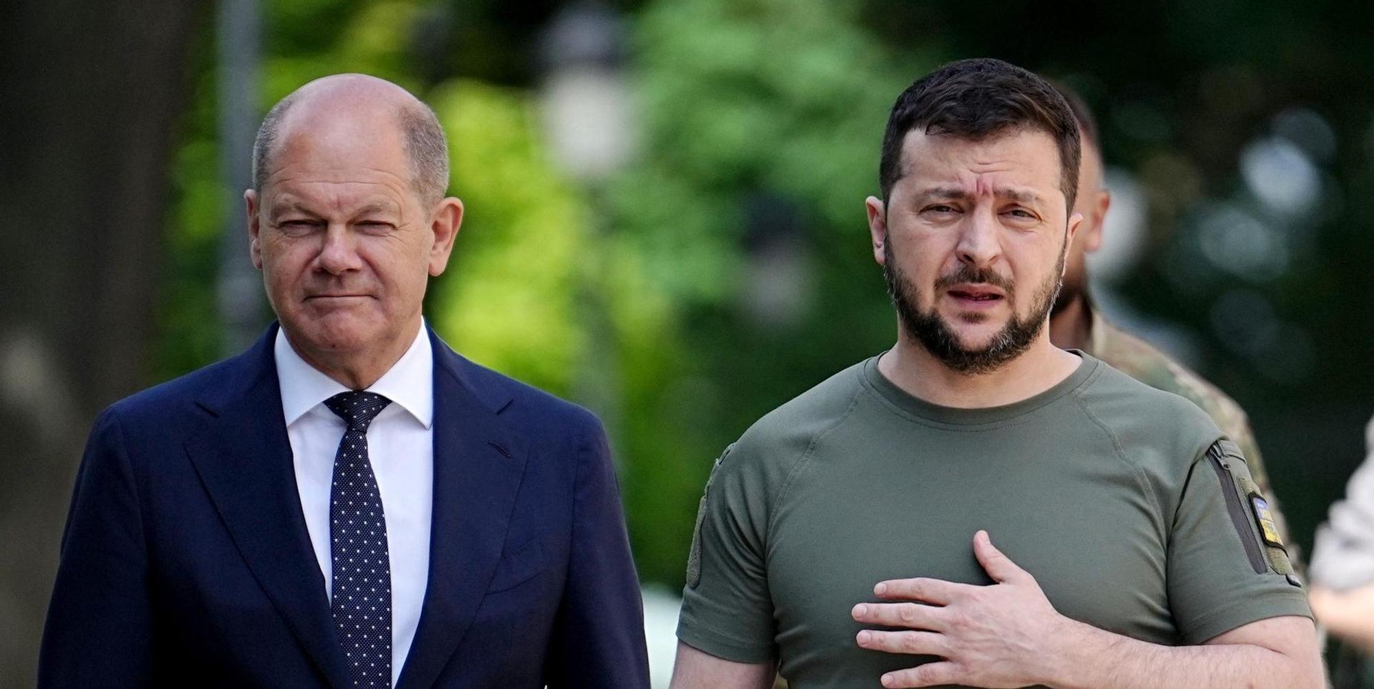 Olaf Scholz und Selensky
