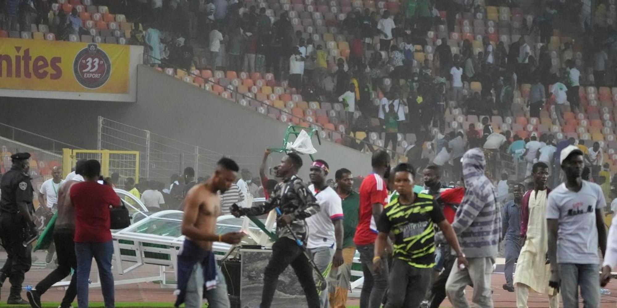 Ausschreitungen nach Nigeria Ple