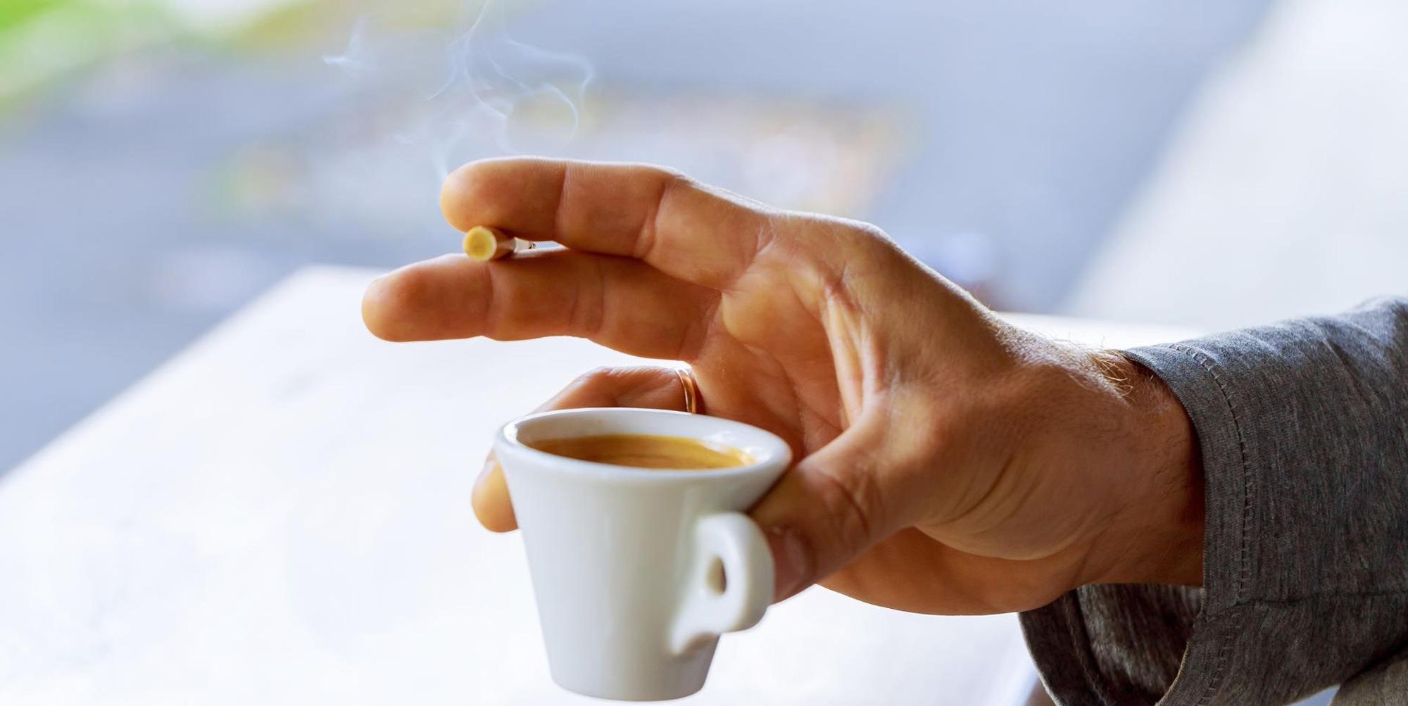 Zigarette und Kaffee Getty Images