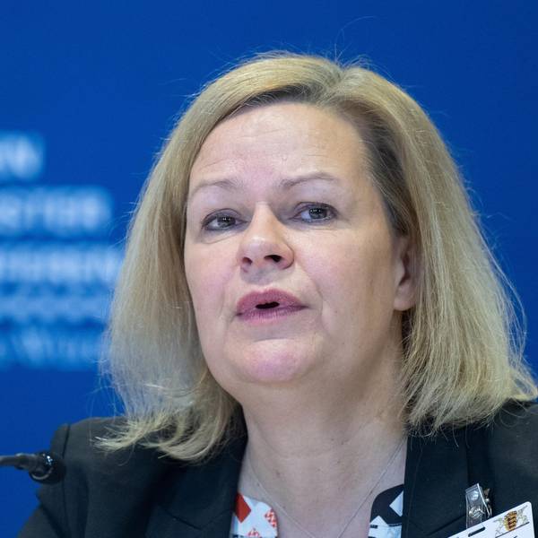 Nancy Faeser zu Kritik