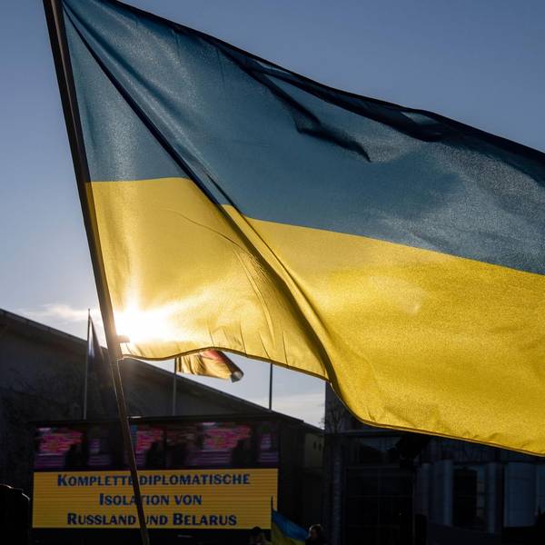 Ukraine-Fahne