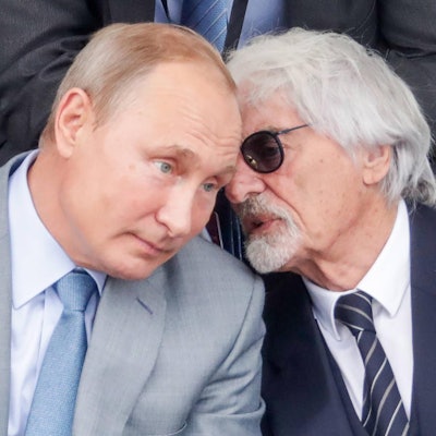 Putin und Ecclestone