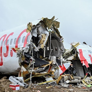 Flugzeug Crash Istanbul afp