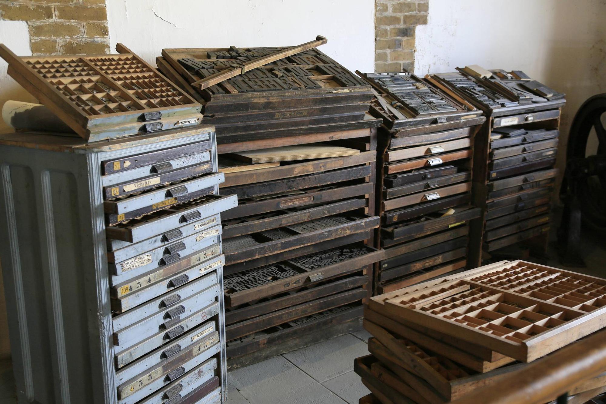Druckerei Druckereimuseum Druckereiplatten