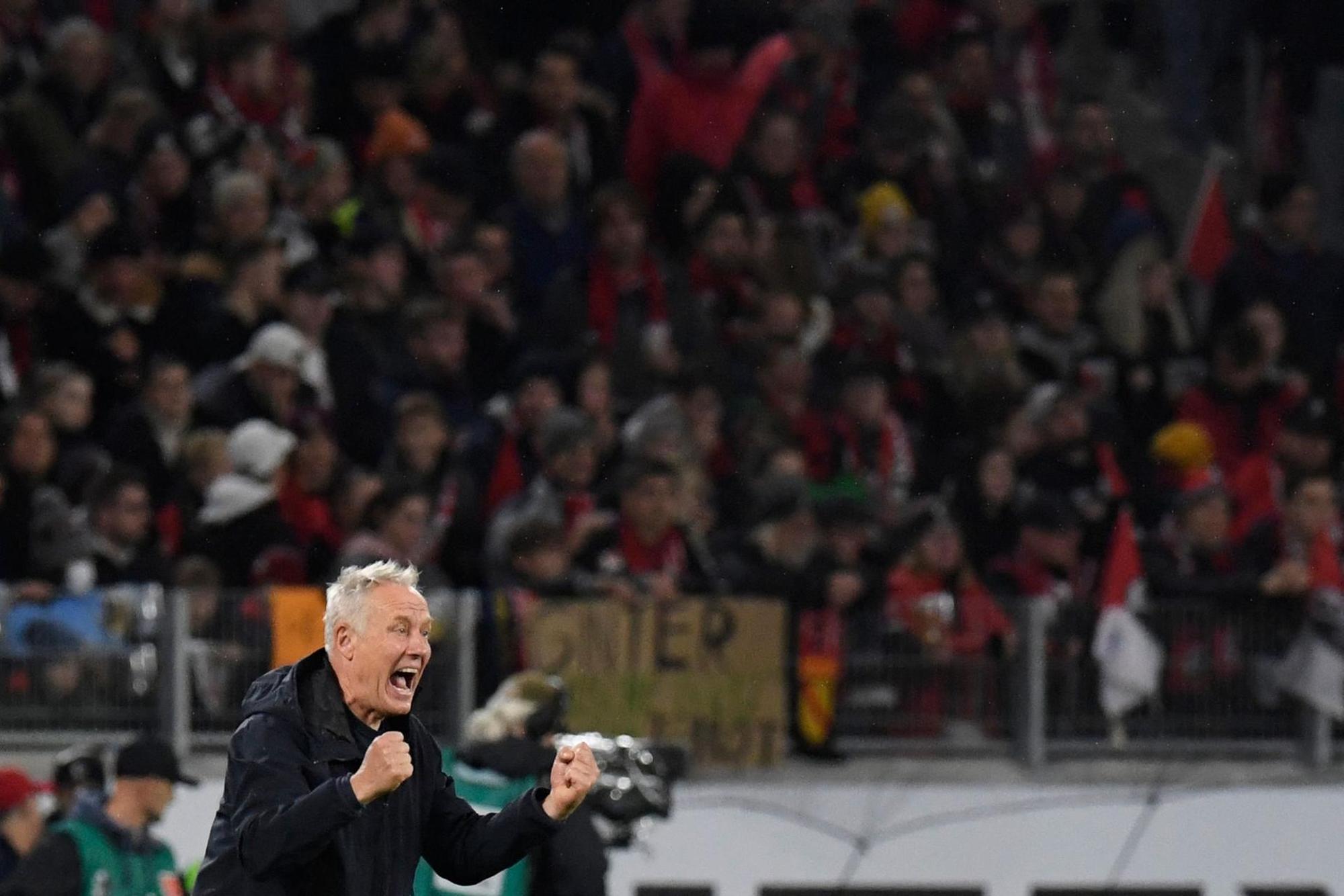 Streich freut sich über die Führ