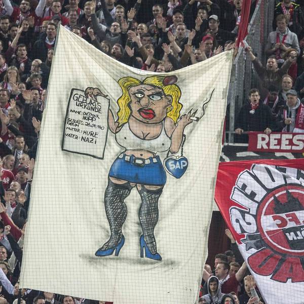 1. FC Köln Banner Hopp