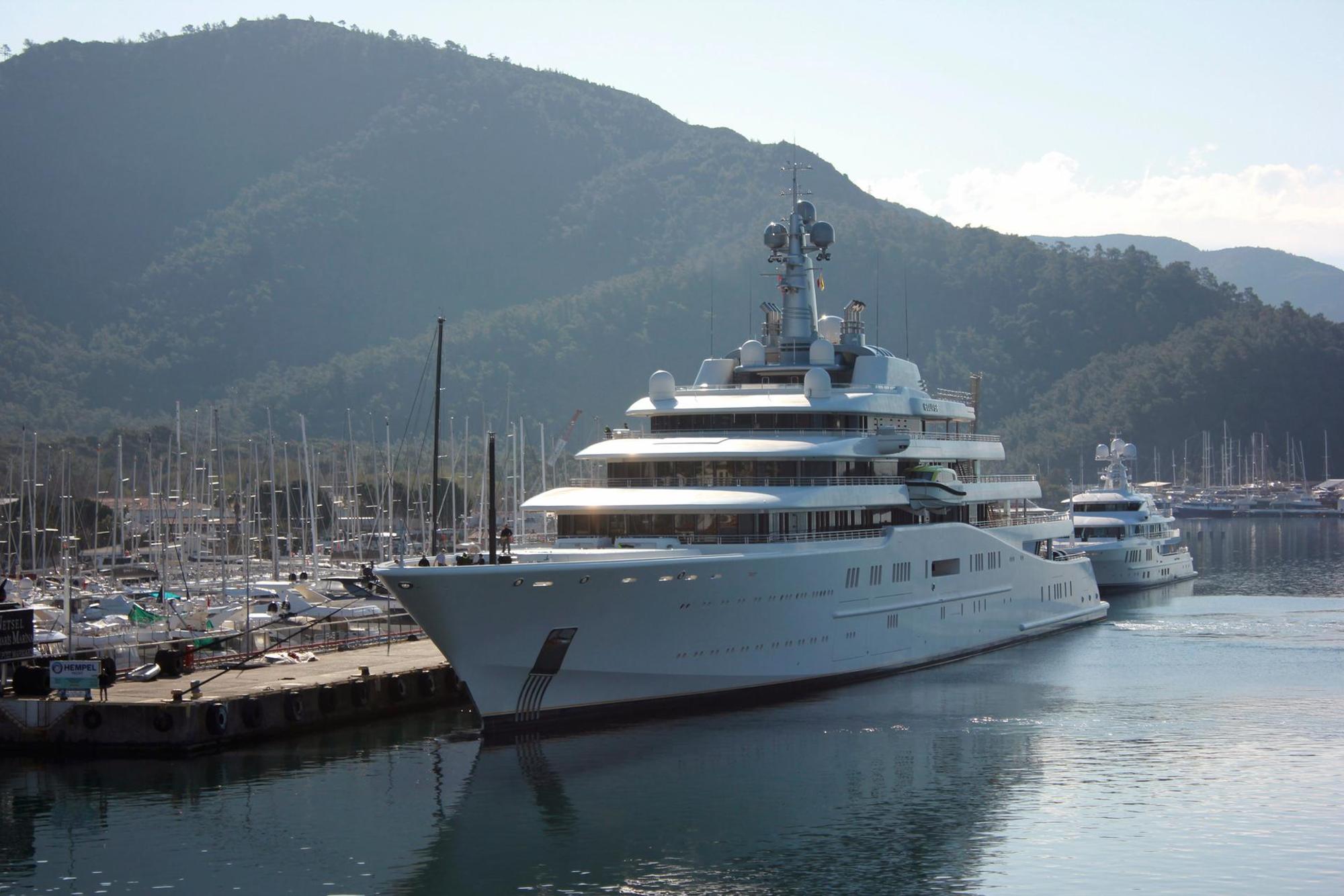 Yacht Abramowitsch dpa