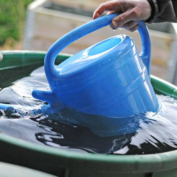 Leverkusen Wassersparer Symbolbild Regentonne
