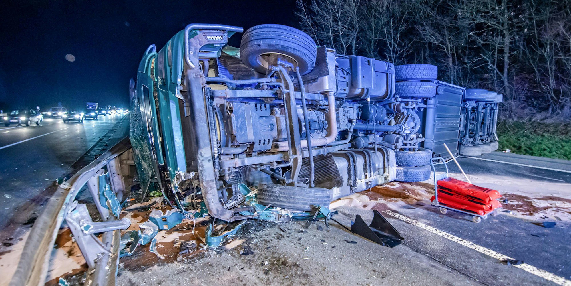 Unfall A45