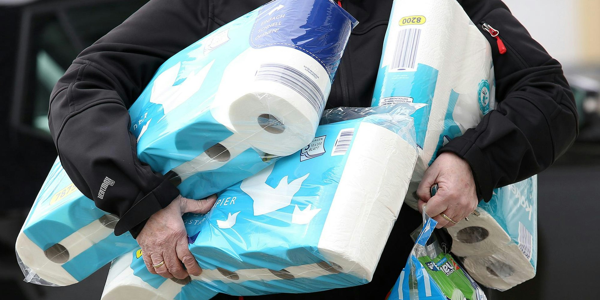 Hamsterkauf Toilettenpapier