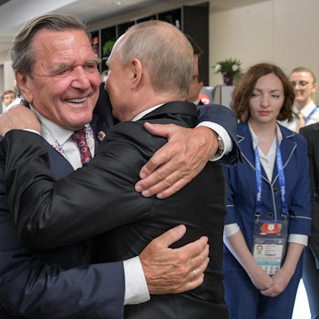 Schröder und Putin