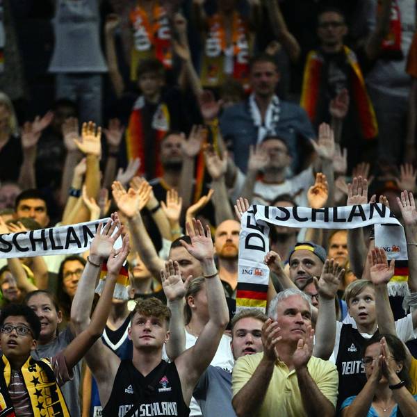 Basketball EM Fans gegen Littauen