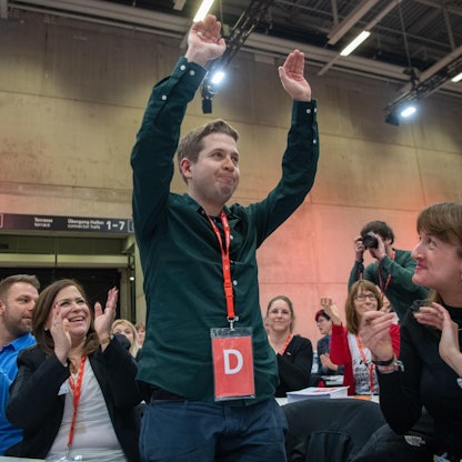 Kevin Kühnert parteitag