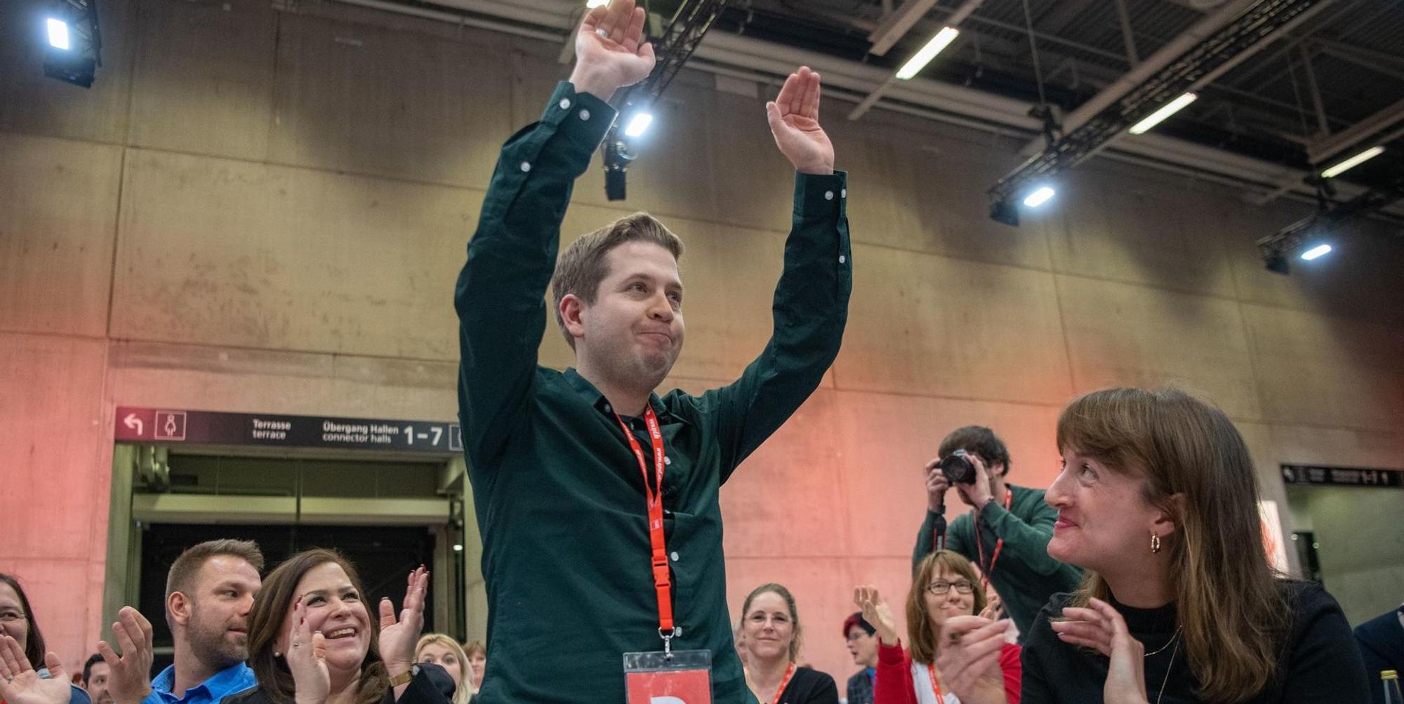 Kevin Kühnert parteitag