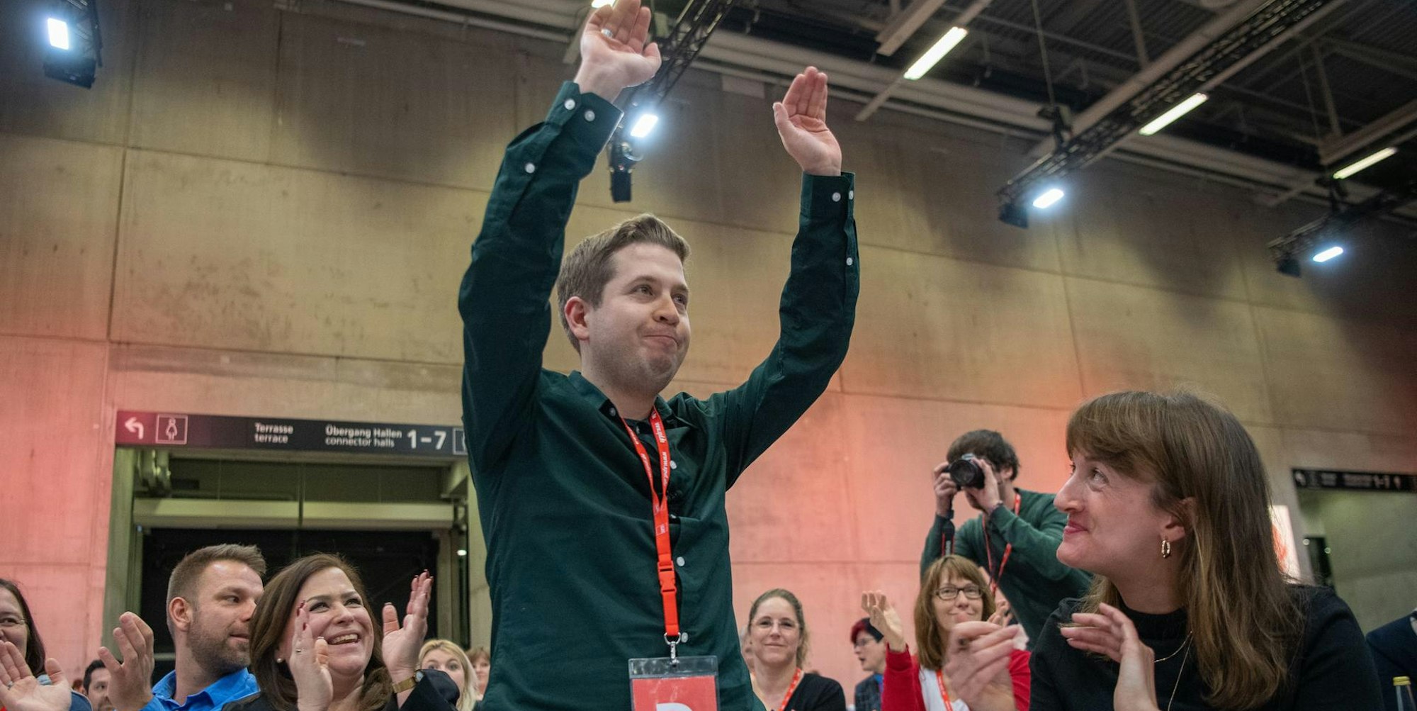 Kevin Kühnert parteitag