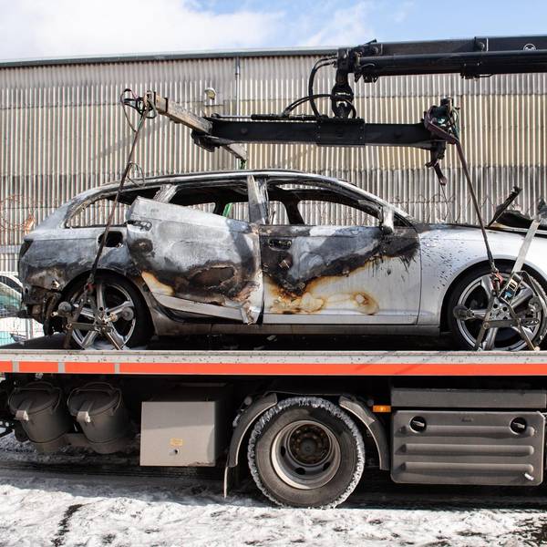 ausgebrannter täter wagen