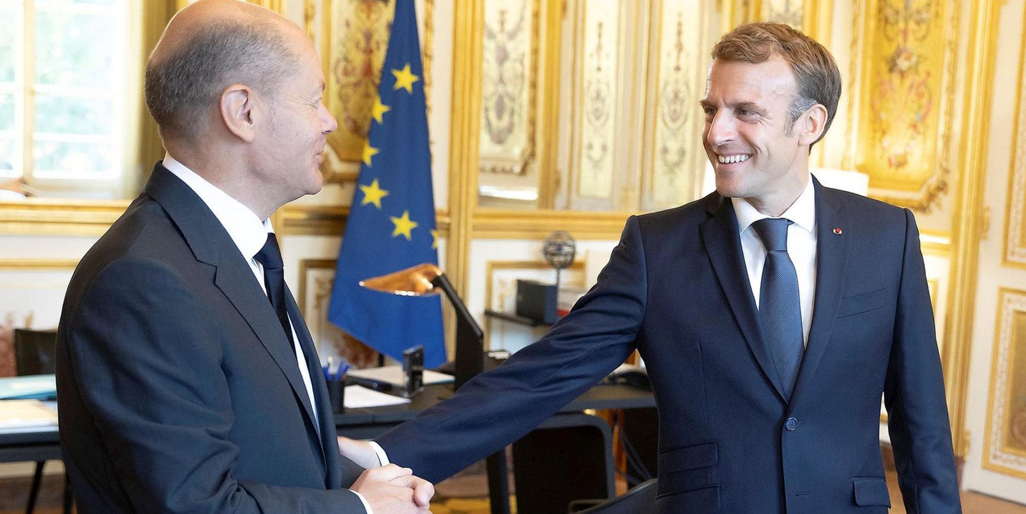 Scholz Macron