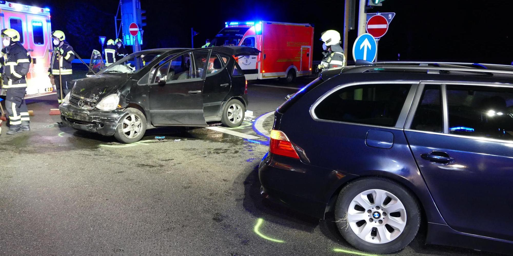 Kollision B56n April 2022 Unfallort