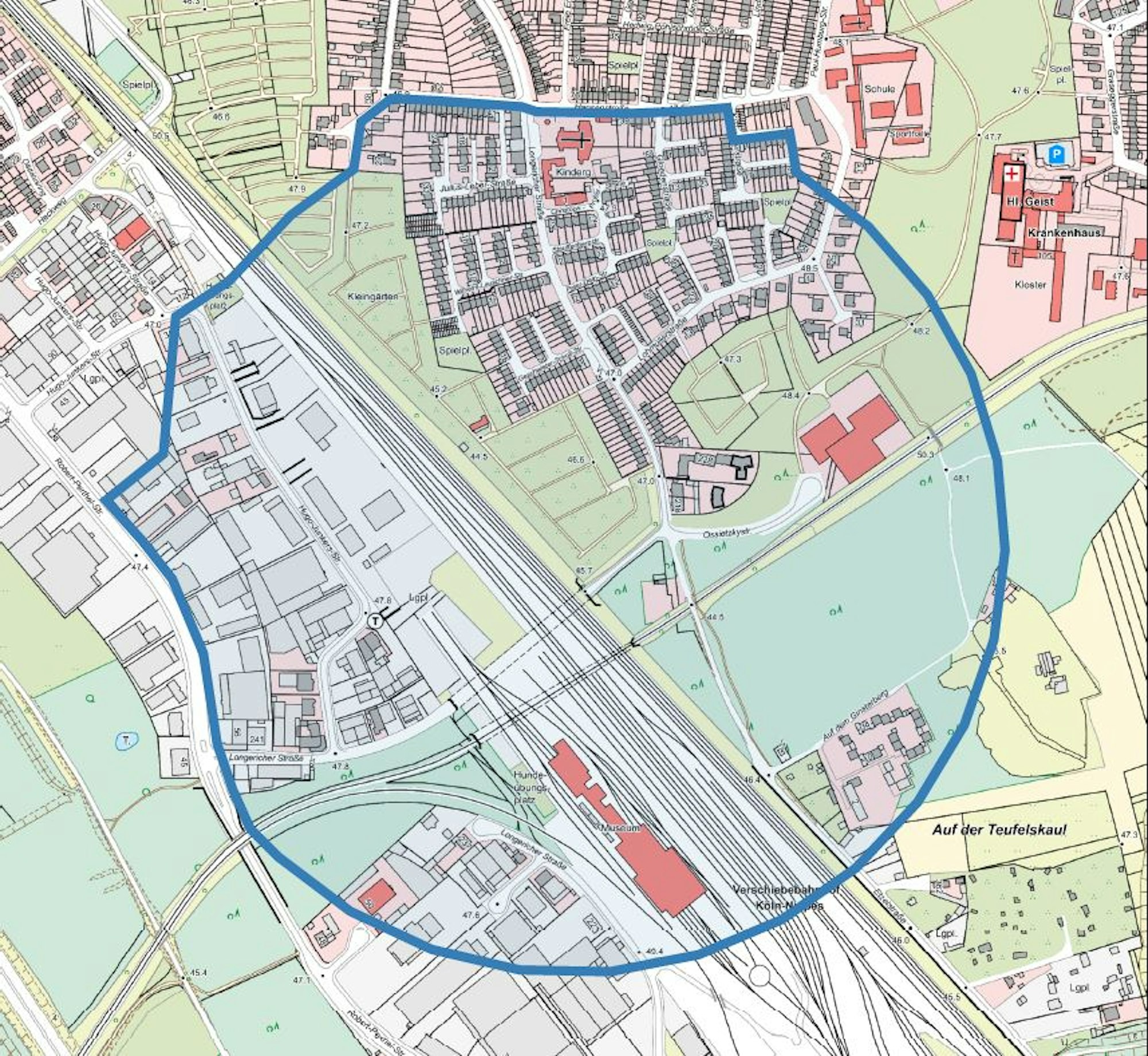 Bombe Longerich Radius