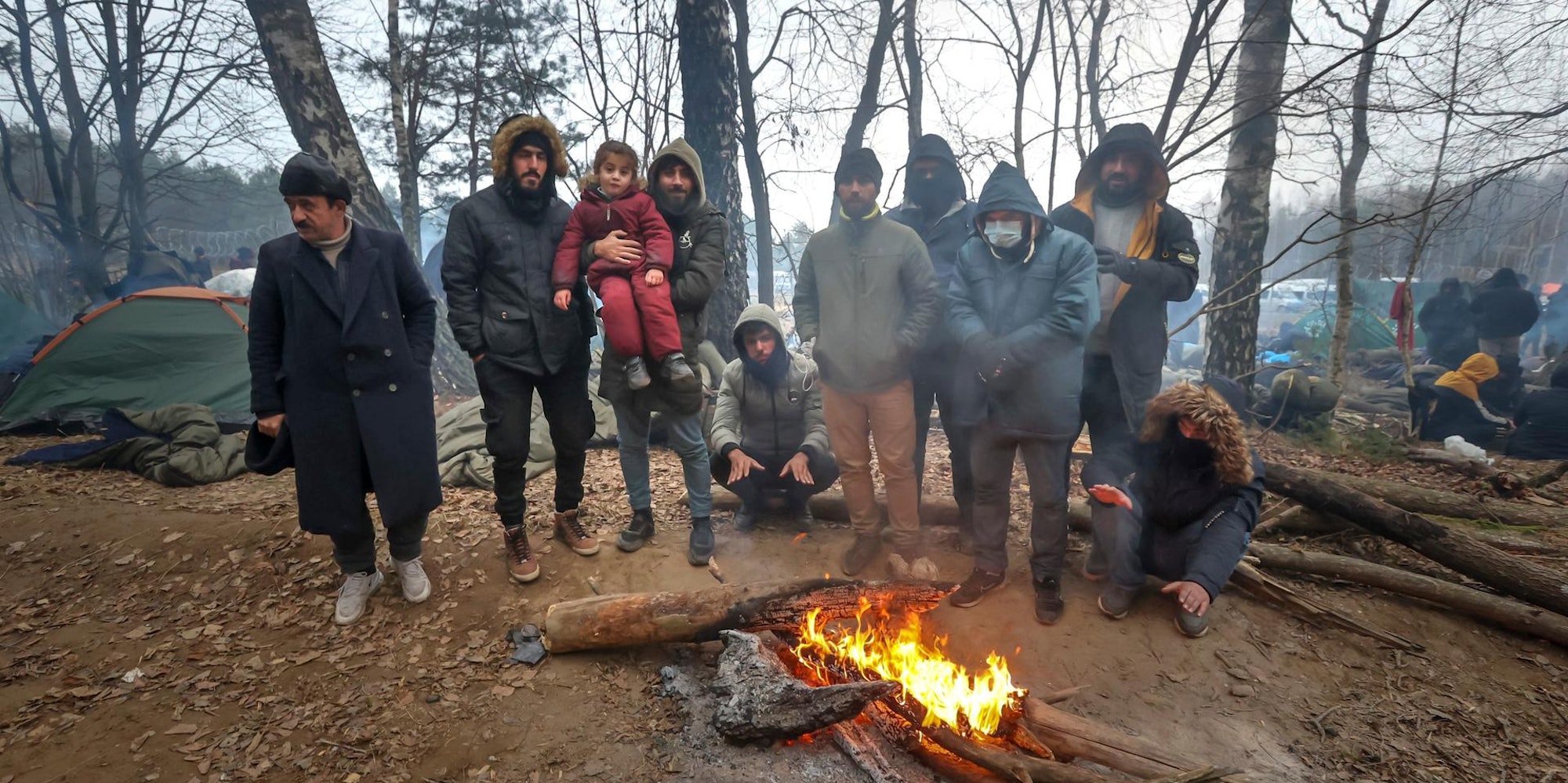 Migranten Grenze Belarus