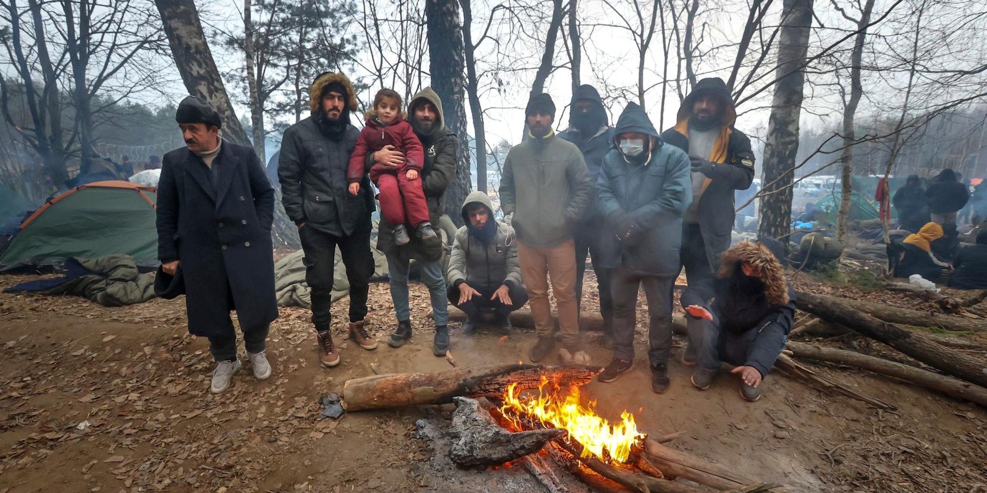 Migranten Grenze Belarus
