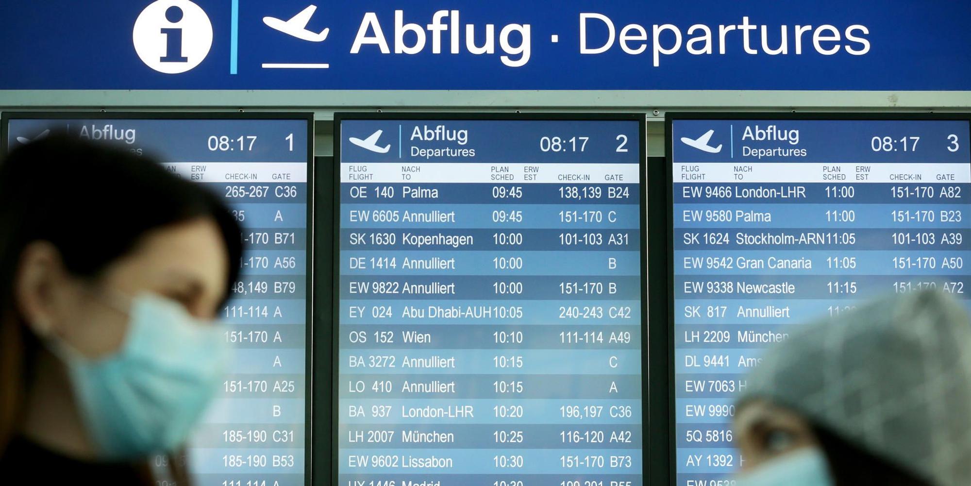 Coronavirus Flughafen Düsseldorf