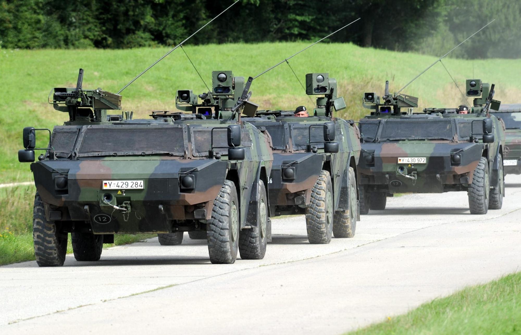 Transportpanzer Fennek dpa