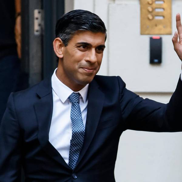 Rishi Sunak winken 241022
